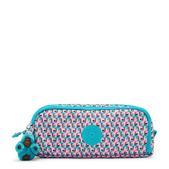 Bolsas Kipling Gitroy Printed Pencil Case Turquesa | MX 2131NW